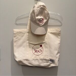 JSHealth 360 Cream Tote and Cap Set